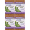 Auromere Ayurvedic Bar Soap, Lavender Neem - Eco Friendly, Handmade, Vegan, Cruelty Free, Natural, Non GMO (2.75 oz), 4 pack