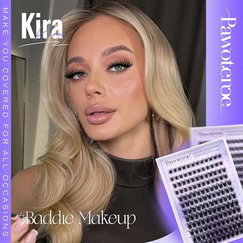 Pawotence Wispy Cluster Lashes 10-18mm DIY Eyelash Extensions