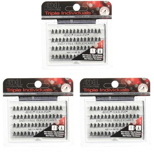 Triple Individuals Knot-Free Medium Black (Pack of 3)