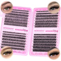 Wiwoseo Cluster Lash Extensions 560pcs - D Curl 8-16mm