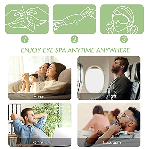 Jekeno Steam Eye Mask 16-Pack | Heated Self-Warming Compress