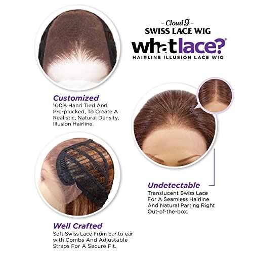 Sensationnel What lace 13x6 wigs - anisha lacefrontal hand tied glueless synthetic with natural density preplucked hairline (BALAYAGEMOCHA)