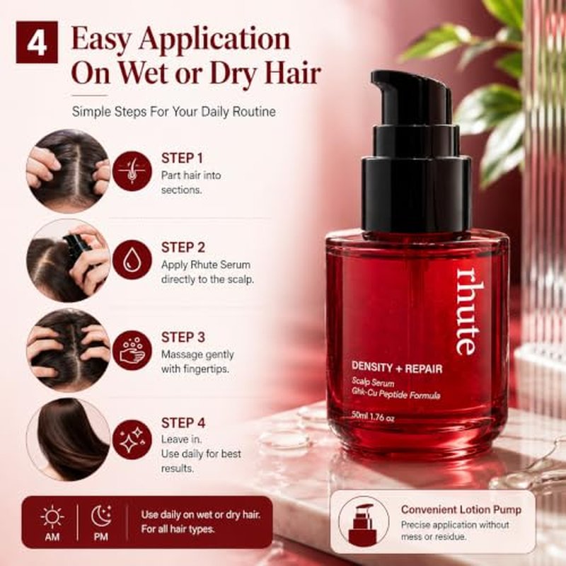 Rhute Hair Serum - Density & Repair Scalp Treatment with Caffeine