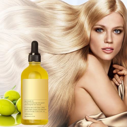 Natural Hair Growth Oil, Rosemary Oil Organic, For Dry, Damaged Hair,