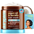 ArtNaturals Argan Oil 2-Step Deep Repair Hair Mask & Silk Bonnet