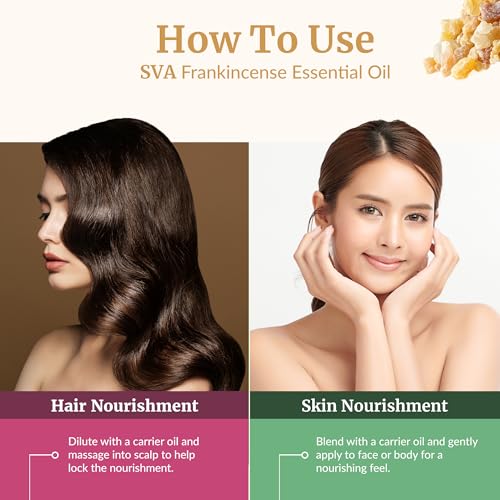 SVA Frankincense Essential Oil - 10ml for Diffuser & Skin Care