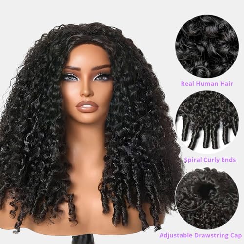 Tinashe Burmese Curly Half Wig 22" - Glueless Human Hair