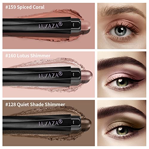 3-Piece Eyeshadow Stick Set - Waterproof & Long Lasting