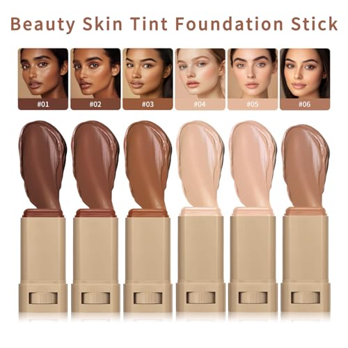 Melsintern Serum-Infused Foundation Stick - Buildable Hydrating Balm