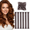 Kafteri Heatless Hair Curlers Set - Soft Flexi Rods for Overnight Styling, No Heat Needed, Natural Waves for Women