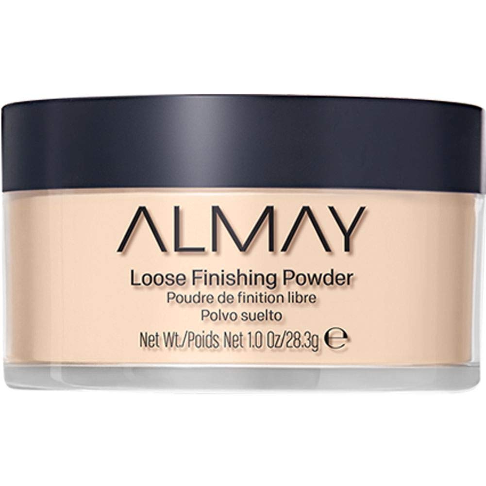 Almay Setting Powder, Face Makeup, Matte Loose Powder, Hypoallergenic, Cruelty Free, 100 Light, 1 Oz