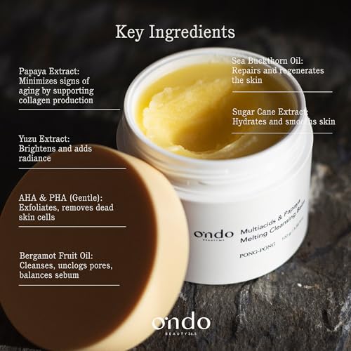 ONDO Beauty Multiacids & Papaya Melting Balm Cleanser
