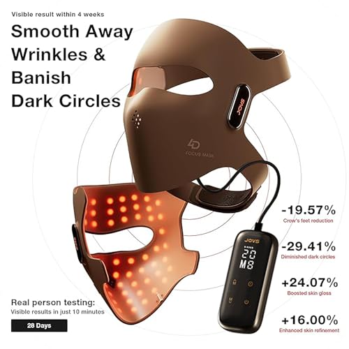 JOVS 4D Laser Light Therapy Mask for Anti-Aging & Wrinkle Reduction