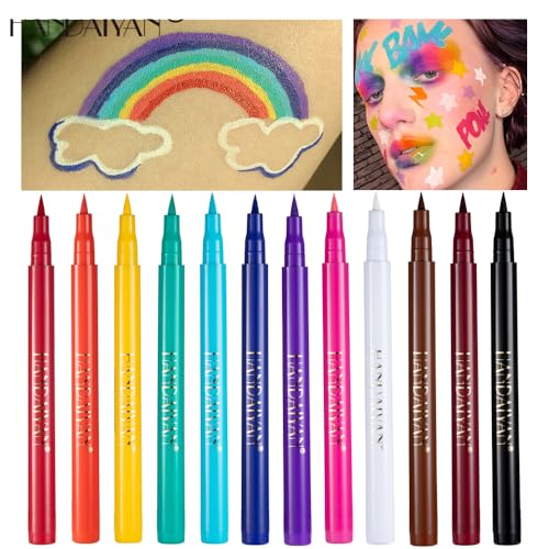 BestLand 12 Colors Liquid Eyeliner Set Waterproof