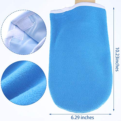 Geyoga Paraffin Wax Mitts and Booties Set, Terry Cloth Spa Gloves (4 Pcs)