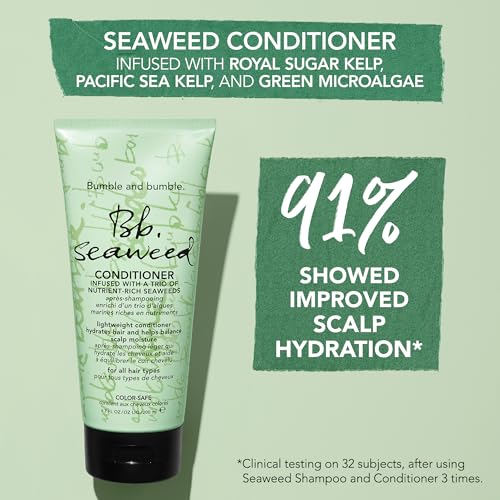 Bumble and bumble. Seaweed Hydrating Conditioner | For Fine-to-Medium Hair or Daily Washer | Anti Frizz, Sulfate-Free, Color Safe + Detangler