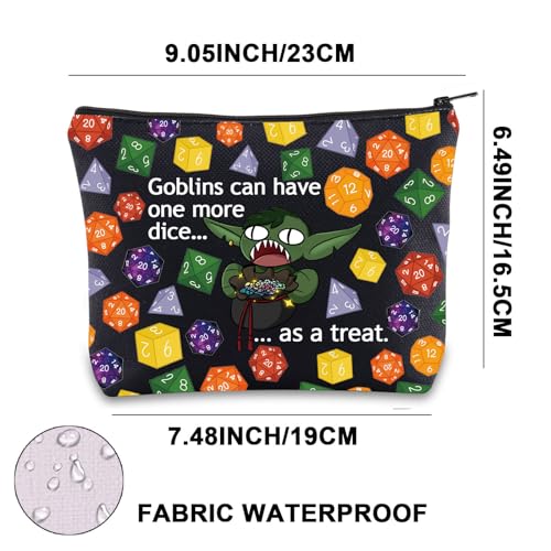 JNIAP Waterproof Makeup Bag for RPG Gamers - Dice Game Gift Pouch