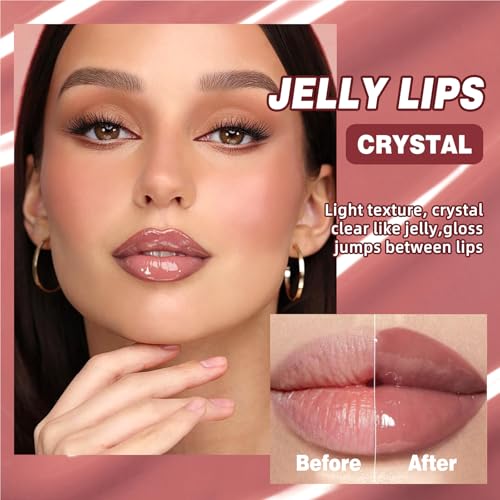 4-Piece Hydrating Lip Gloss Set - High Shine Glass Finish