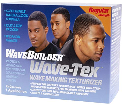 WAVEBUILDER Wave-Tex 3-Step Hair Texturizer Kit for Deep 360 Waves