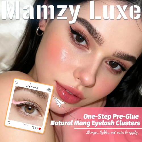 Self Adhesive Lash Clusters 8-14MM Natural Wispy Eyelashes