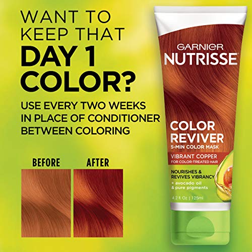 Garnier Nutrisse Color Reviver 5 Minute Nourishing Mask Vibrant Copper