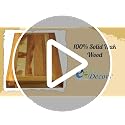 EcoDecors 29 Inch Teak Bathtub Tray with 250 lb Capacity