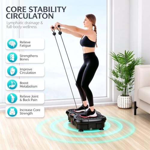 Vibration Plate Exercise Machine for Weight Loss & Muscle Recovery