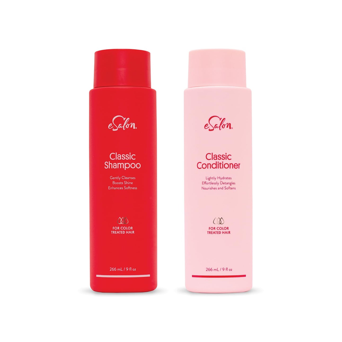 eSalon Classic Color Care Shampoo & Conditioner Bundle, for Color Treated Hair, Sulfate-free (SLS and SLES)