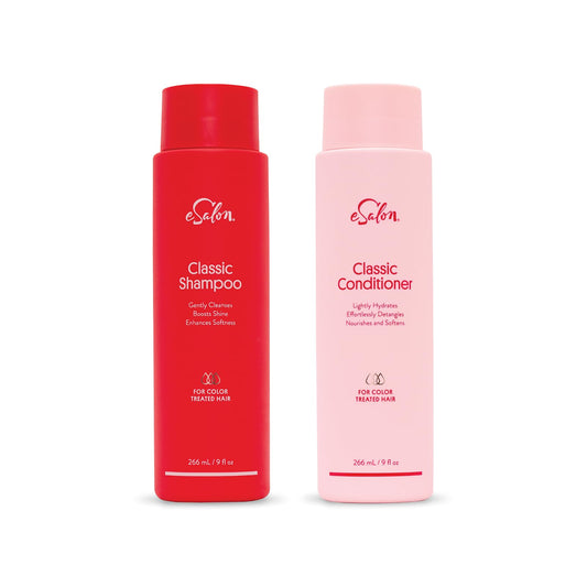eSalon Classic Color Care Shampoo & Conditioner Bundle, for Color Treated Hair, Sulfate-free (SLS and SLES)