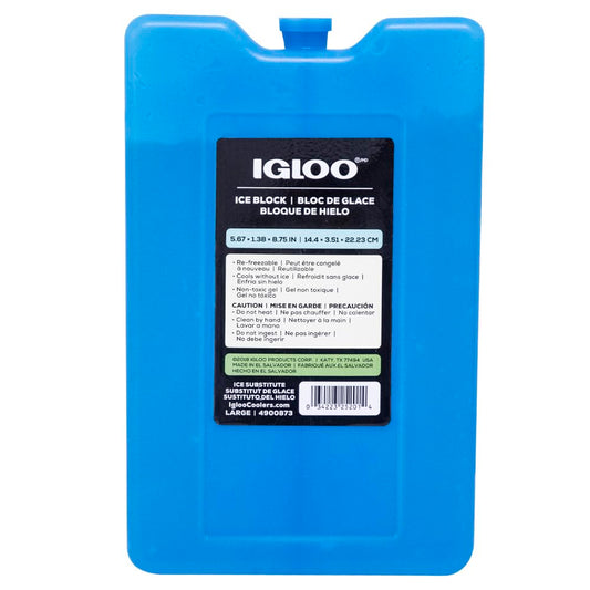 Igloo Maxcold Ice Blocks, Reusable Ice packs for Coolers, Freezer Pack, Cold Packs for Coolers, Long lasting Ice Blocks