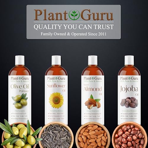 Olive Oil Pomace 32 fl. oz. 100% Pure Natural Carrier Moisturizer For Skin, Body, Face And Hair Growth. Great For DIY Soap Making, Cosmetics and Massage.