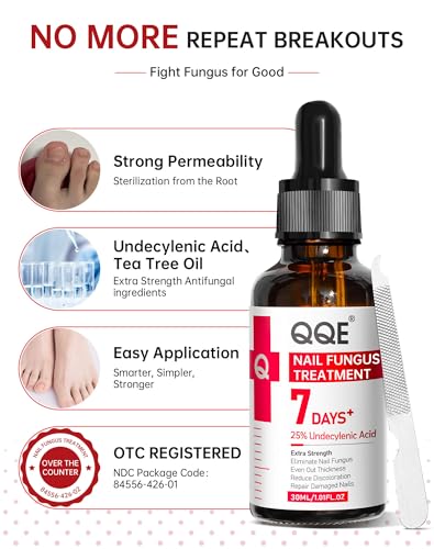 Extra Strength Toenail Fungus Treatment - 25% Undecylenic Acid