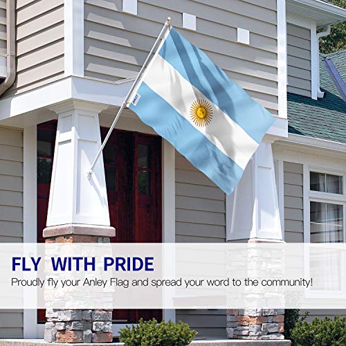 Argentina Flag 3x5 Ft - Fade Proof Polyester with Brass Grommets
