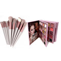78-Color Makeup Palette Book with Brushes