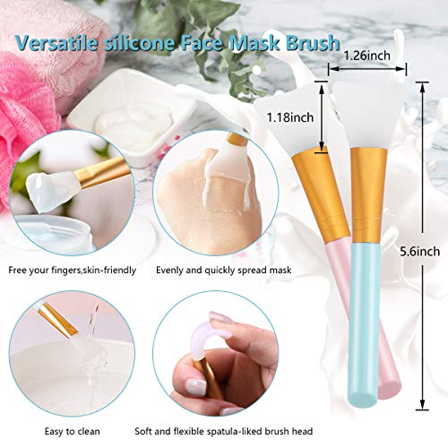 Yokilly 6-Piece Silicone Face Scrubber Kit