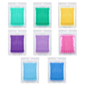 Tbestmax 800PCS Disposable Micro Brushes Applicator Set - 8 Color Variations for Eyelash Extensions & Makeup