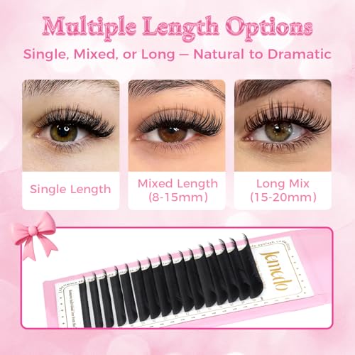 Classic Lash Extensions 0.12mm D Curl 8-15mm Mix