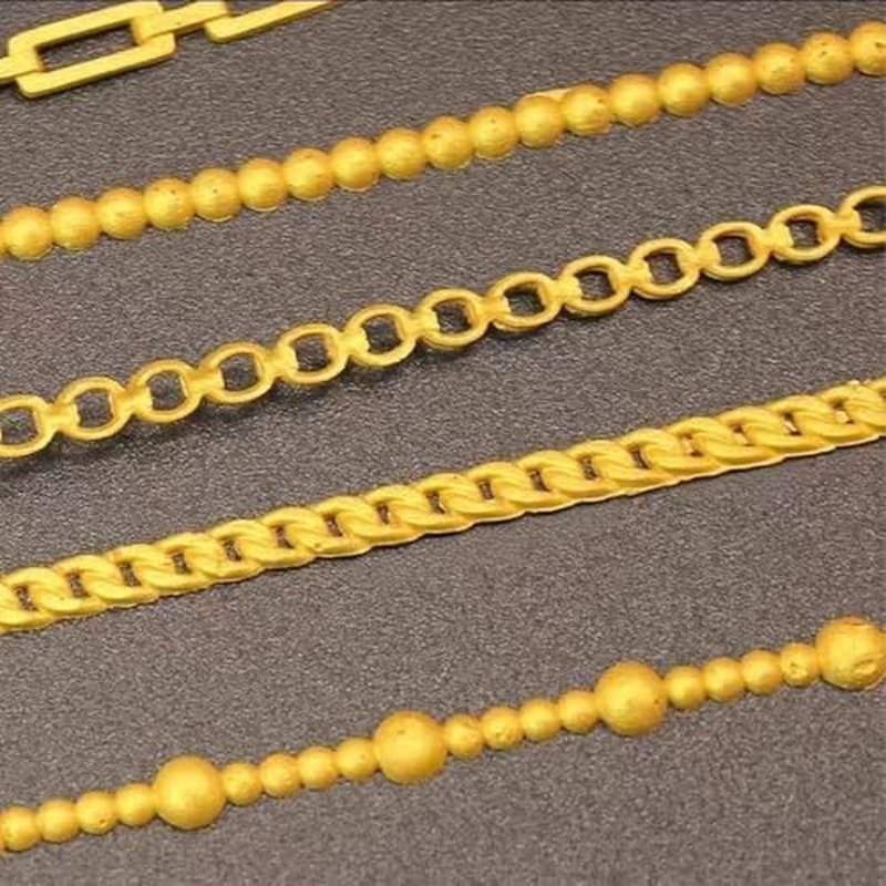 3D Chain Nail Mold Set - Silicone Necklace & Rope Shapes