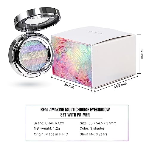 Charmacy Multichrome Glitter Highlighter Palette - Chameleon Shimmer