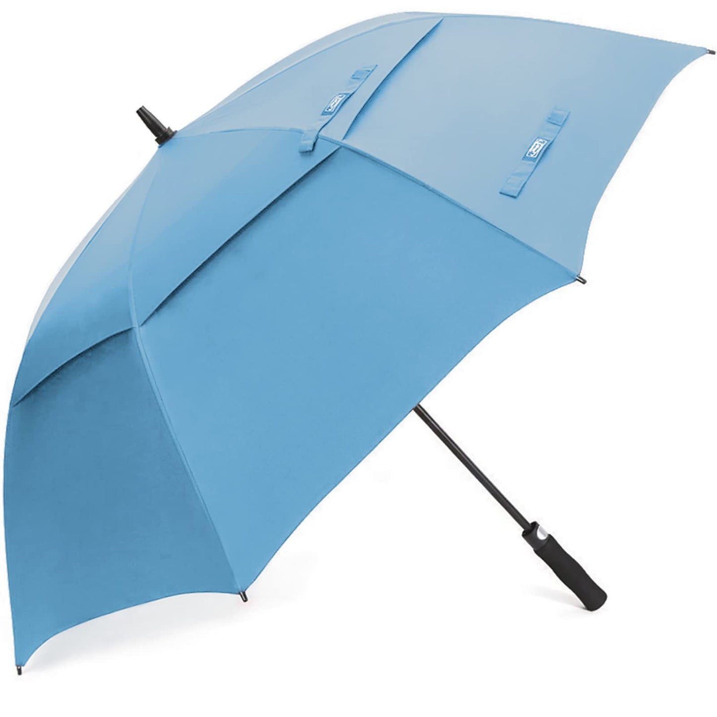 G4Free 54 Inch Automatic Open Golf Umbrella Windproof Extra Large Oversize Double Canopy Vented Windproof Waterproof Stick Umbrellas for Men (Sky Blue)