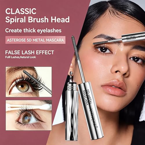 ASTEROSE 5D Waterproof Iron Wand Mascara - Curl & Length