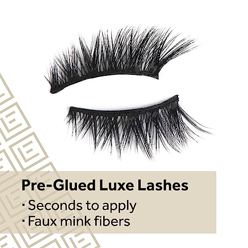 Eylure Pre-Glued False Eyelashes, Luxe Faux Mink Paragon