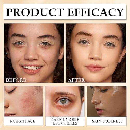 Flawless Face Foundation Stick,2-in-1 Long-Lasting Concealer Foundation Stick with Brush,Multi-Use Makeup for Dark Circles & Blemishes,Waterproof Thin Contour Sticks for Face Makeup (02#Natural)