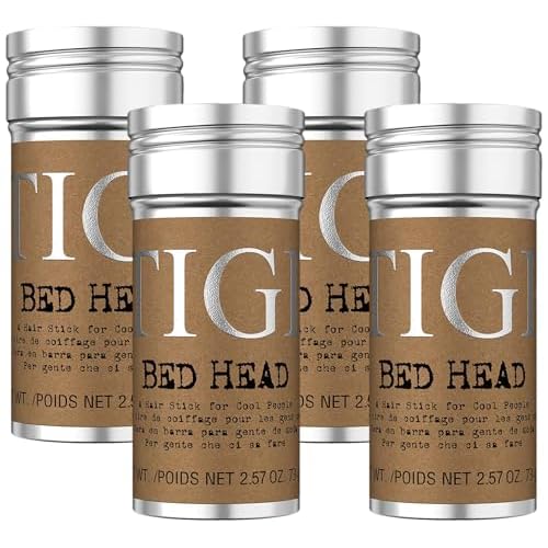 TIGI Bed Head Hair Wax Stick ? Strong Hold with Triple Wax Formulation for Slick Back Hair Styling and Smoothing Flyaways, 2.57 oz (Pack of 4)