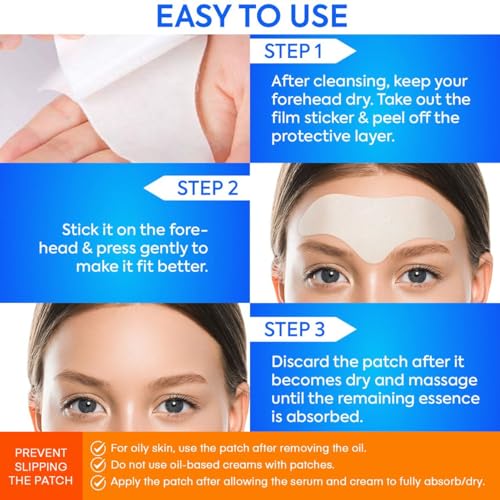 Forehead Wrinkle Patches with Collagen & Aloe - 12 Count