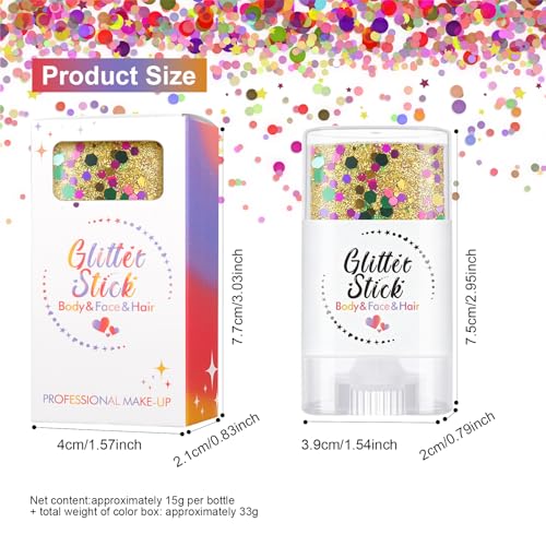 Holographic Glitter Gel for Face & Body – Waterproof Chunky Sparkles