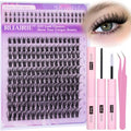 DIY Lash Clusters Kit with Bond & Seal Glue - 160pcs Natural Extensions
