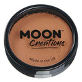 Moon Creations Pro Face & Body Paint Cake Pots Light Brown - Professional Water Based Face Paint Makeup for Adults, Kids - 1.26oz