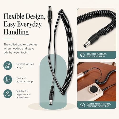 Nail Drill Cord Replacement for Electric Nail Drills | 5.5mmx2.5mm