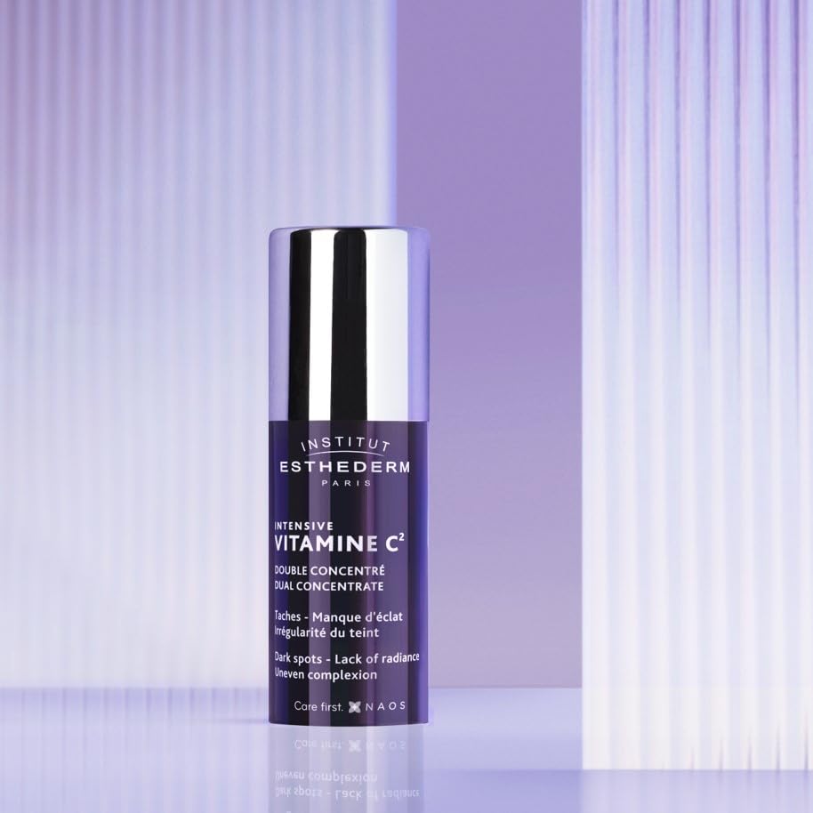 Institut Esthederm - Intensive Vitamine C² Double Concentrate Serum - Facial serum – Reduce the apparence of dark spots - 10ml